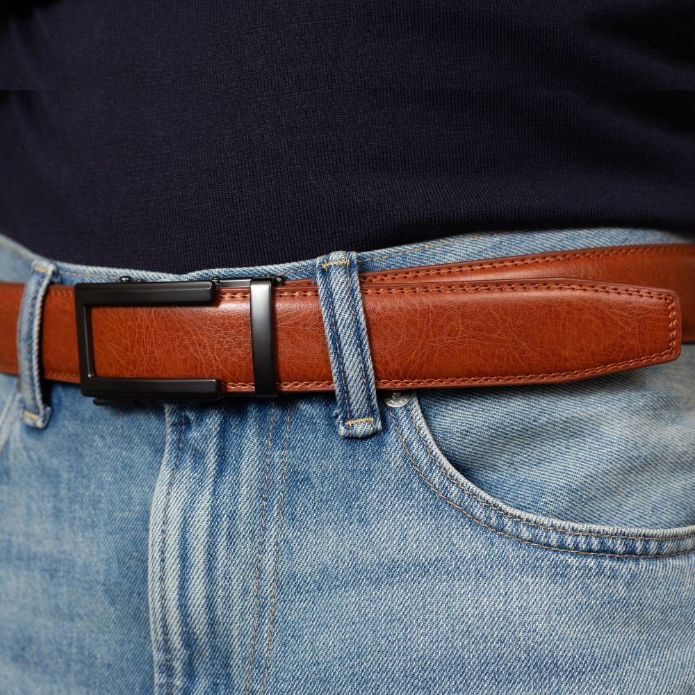Automatikgürtel - Cognac x Nova Carbon