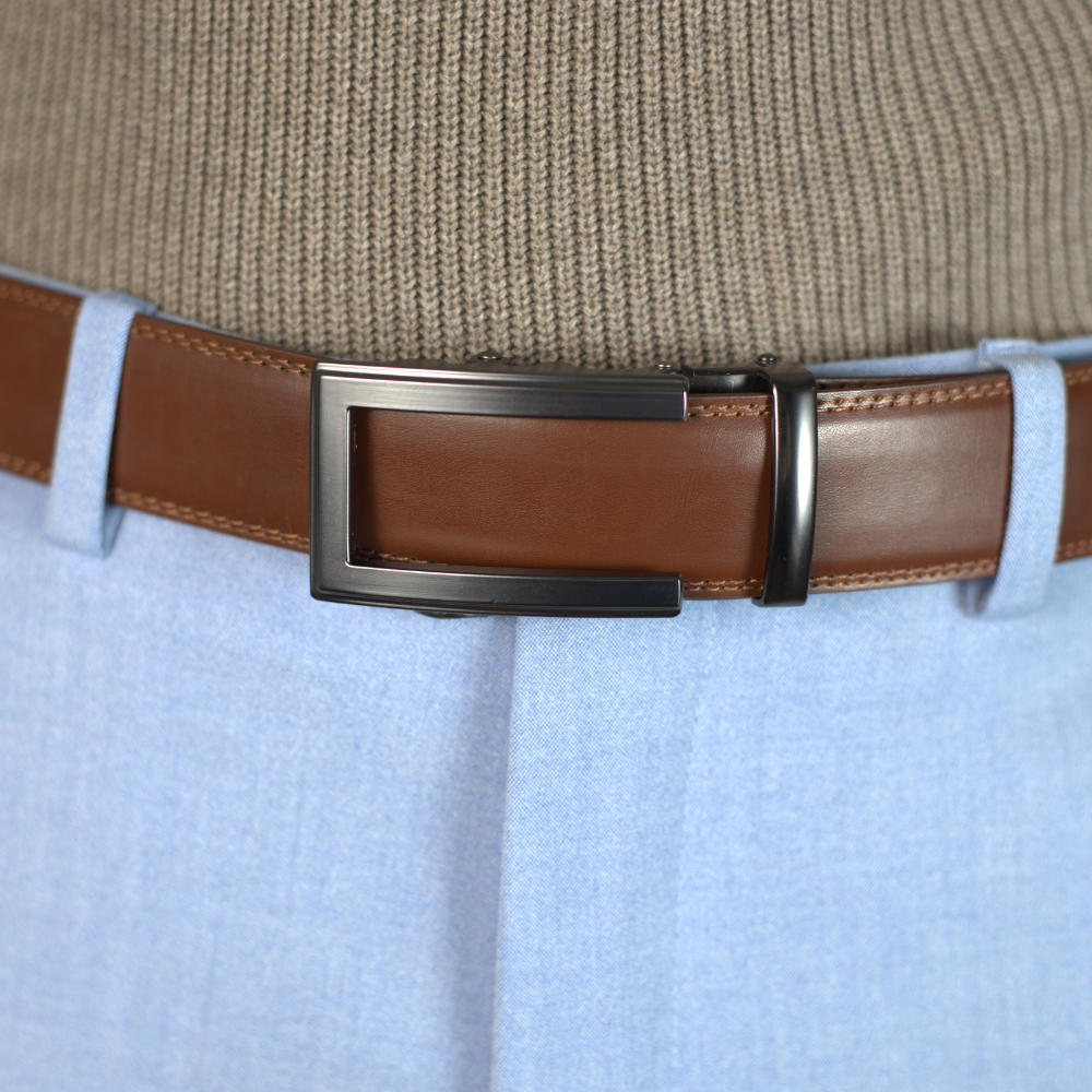 Automatikgürtel - Mocha Brown x Nova Carbon