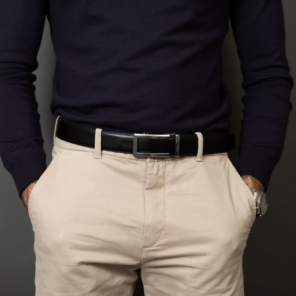 Automatikgürtel - Buffalo Black x Nova Silver