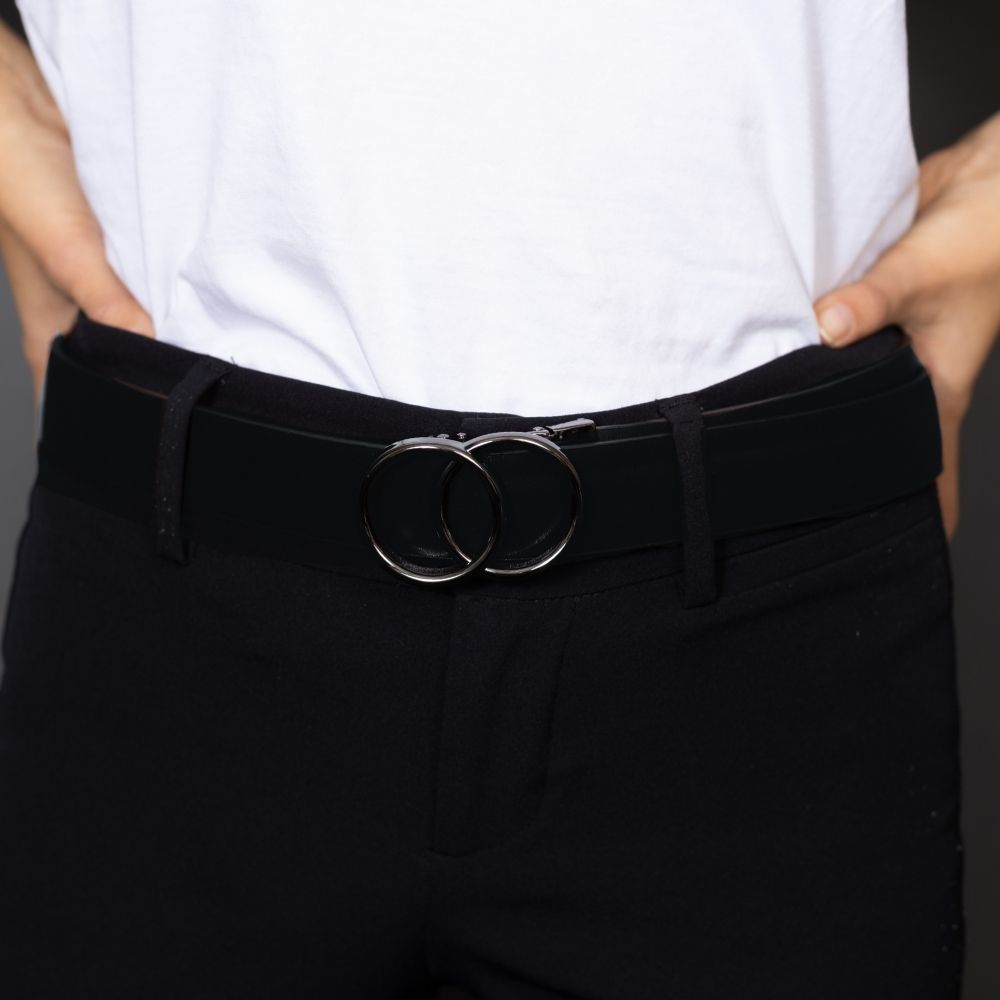 Automatikgürtel - Vegan Black x Black Loop