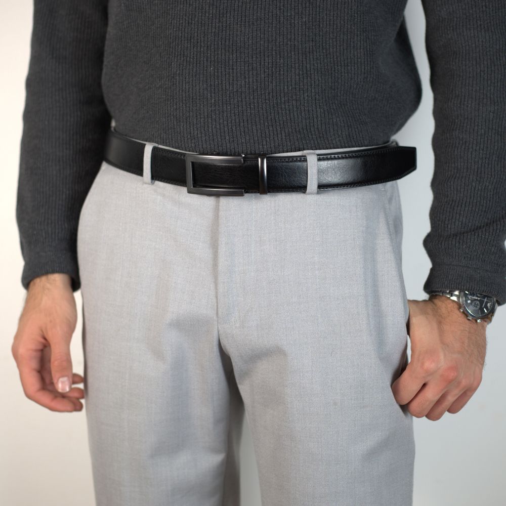 Automatikgürtel Buffalo Black x Nova Carbon