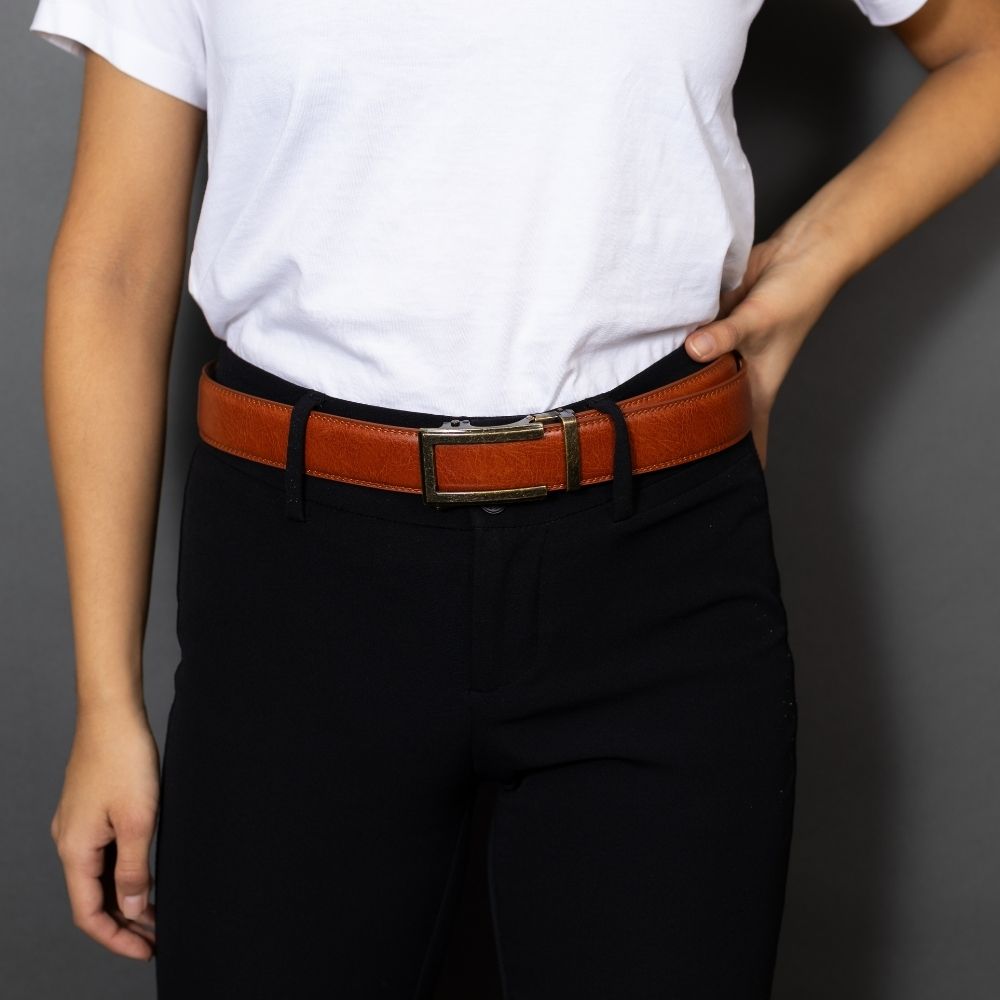 Automatikgürtel - Cognac x Nova Patina