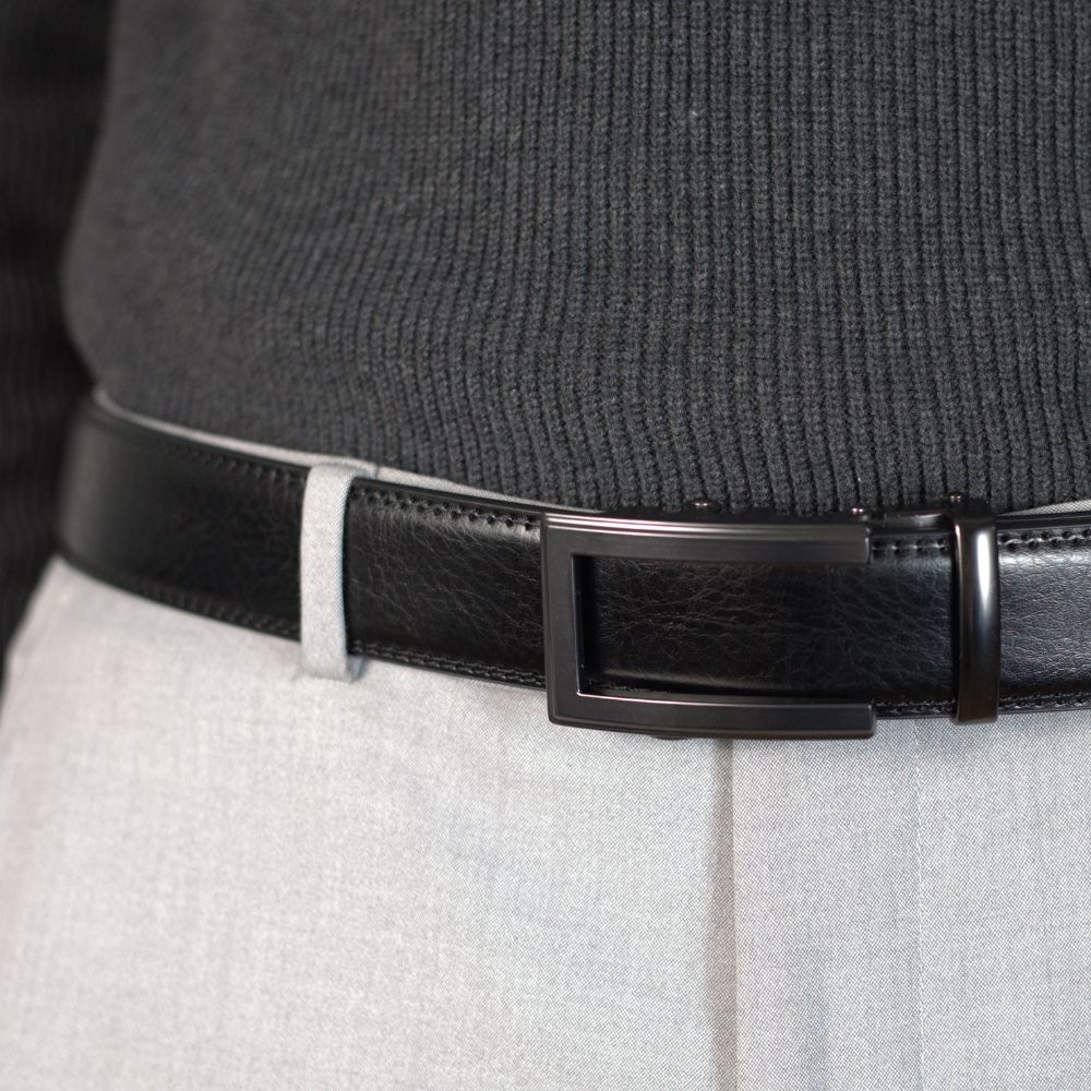 Automatikgürtel Buffalo Black x Nova Carbon