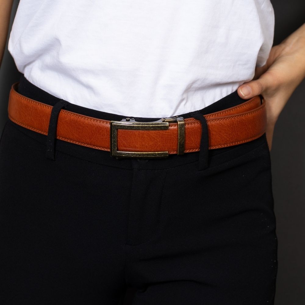 Automatikgürtel - Cognac x Nova Patina