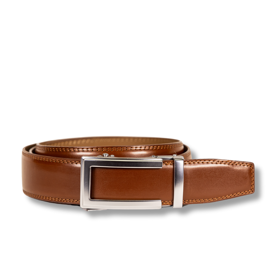 Automatikgürtel - Mocha Brown x Nova Silver