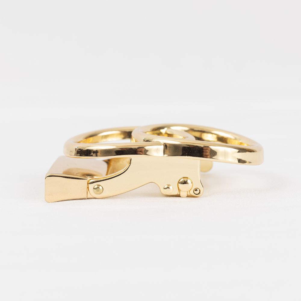 Gürtelschnalle "Golden Loop"