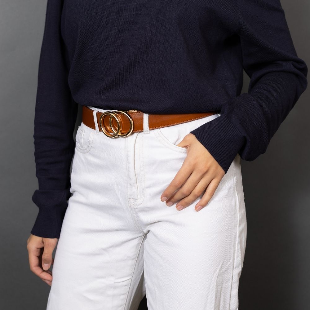 Automatikgürtel - Robust Brown x Golden Loop