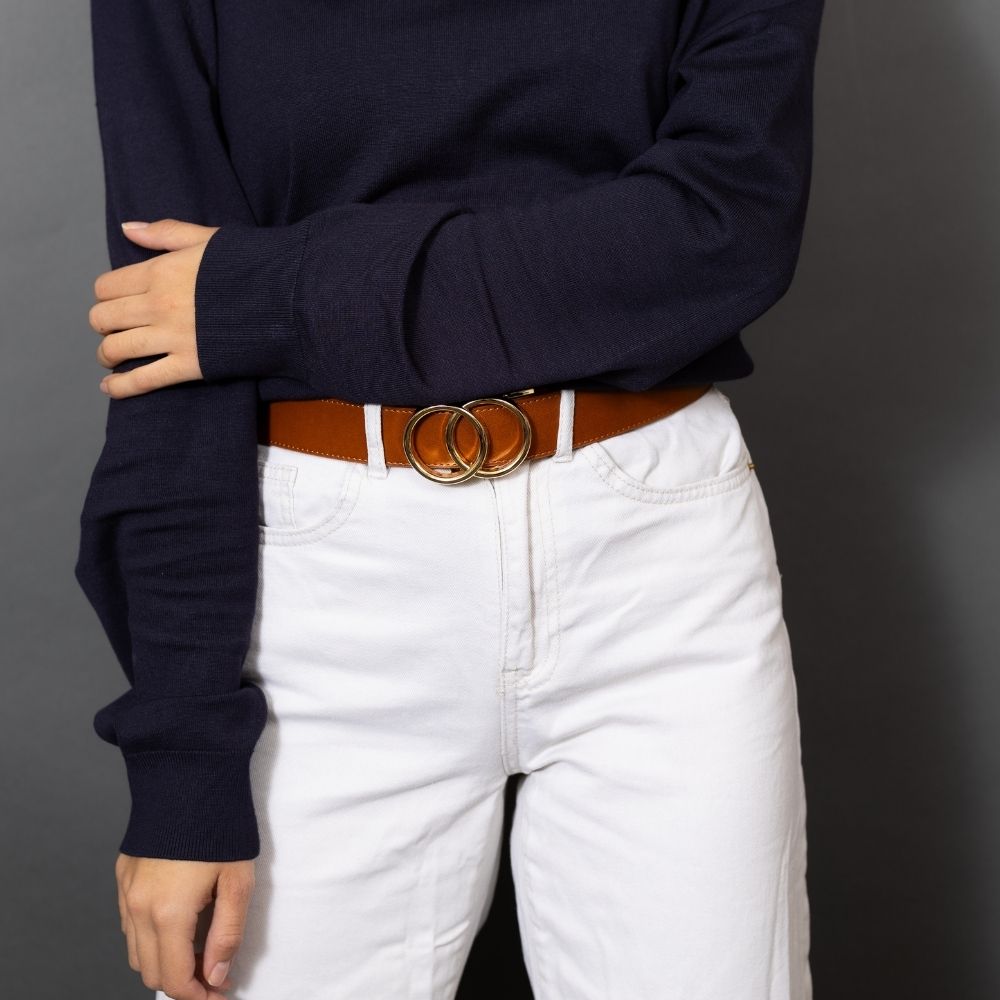 Automatikgürtel - Robust Brown x Golden Loop