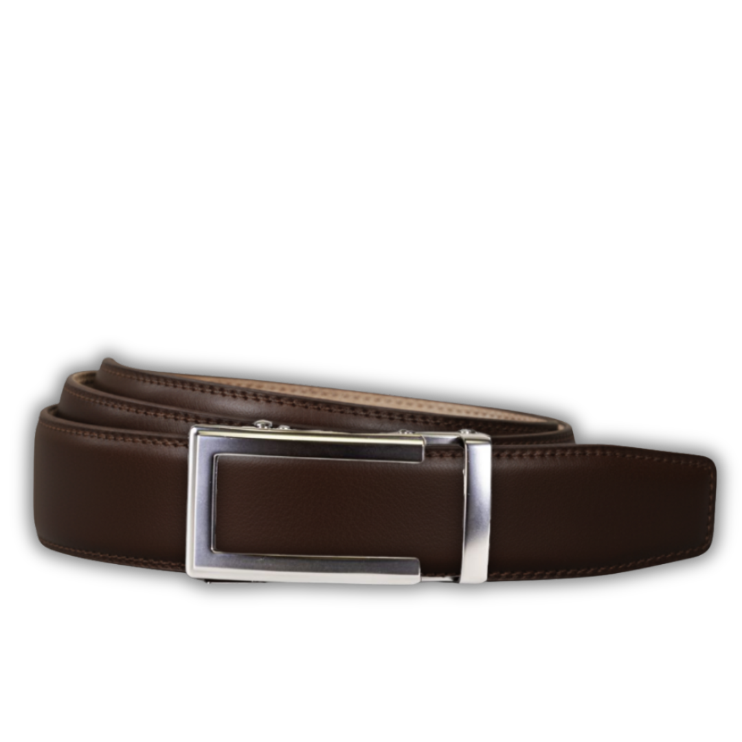 Automatikgürtel - Classic Brown x Nova Silver