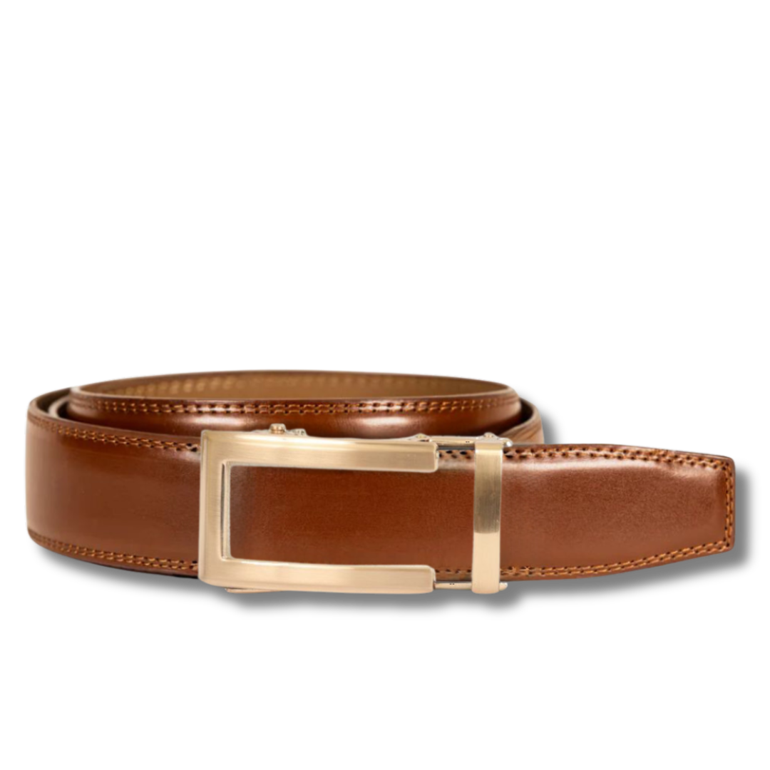 Automatikgürtel - Mocha Brown x Nova Gold