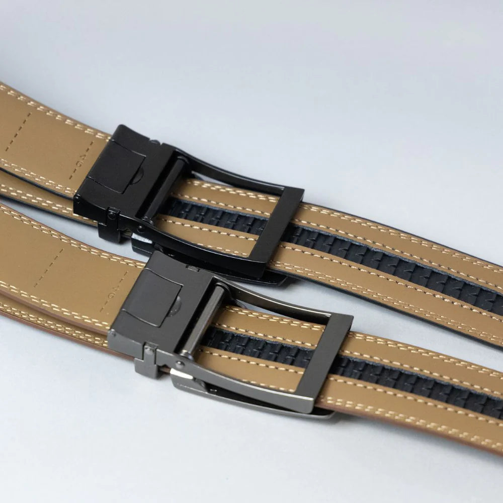 Automatikgürtel XL - Classic Black x Nova Silver (150cm)